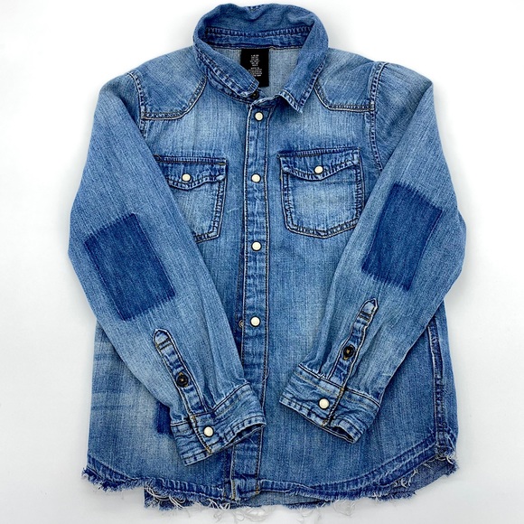 Long-Sleeve Jean Shirt (kids) - Picture 2 of 2